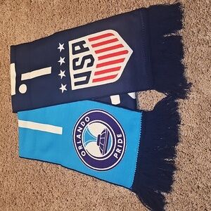 USA Soccer Scarf - Navy and White Orland Pride One Nation Ruff Neck G1